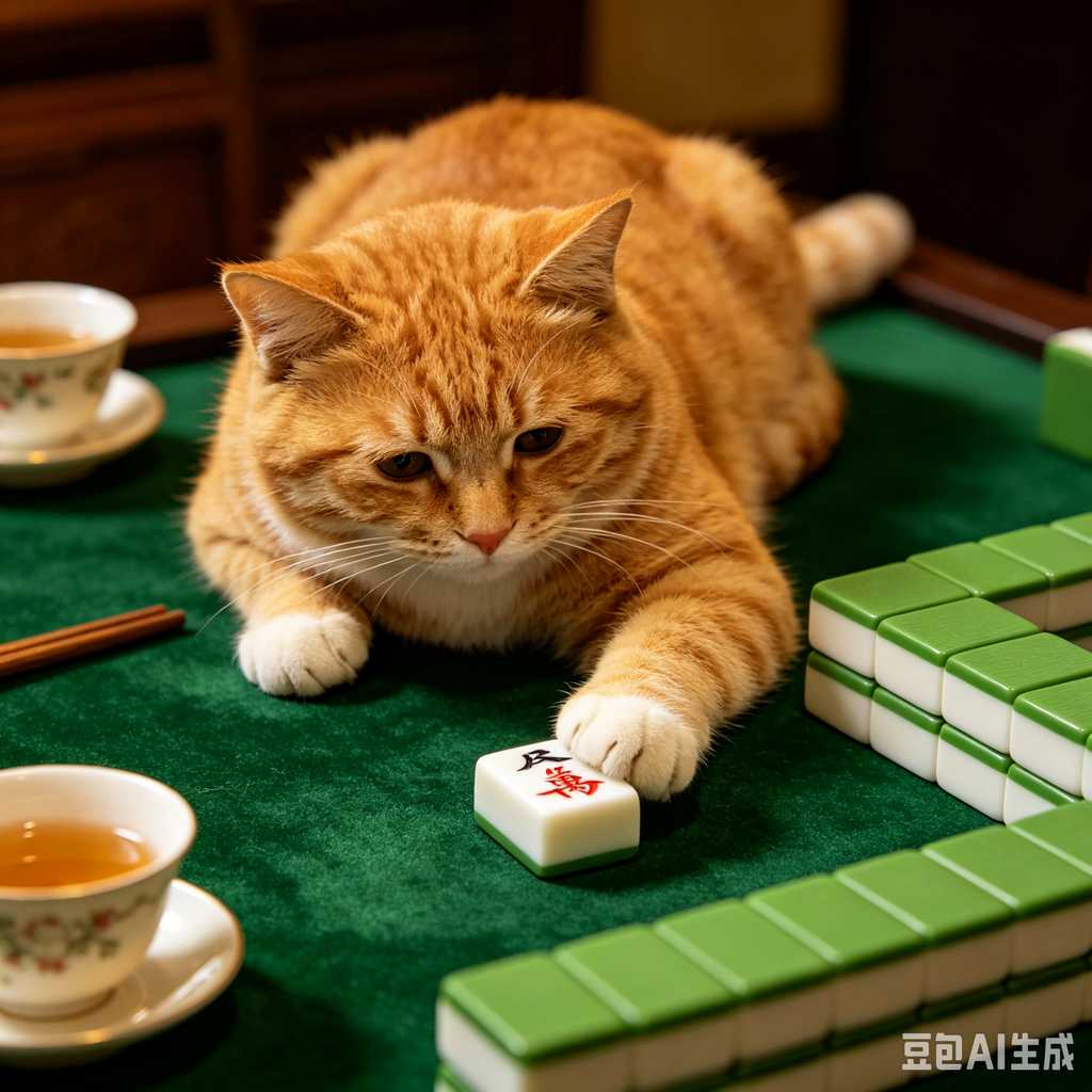 printed logo mahjong set